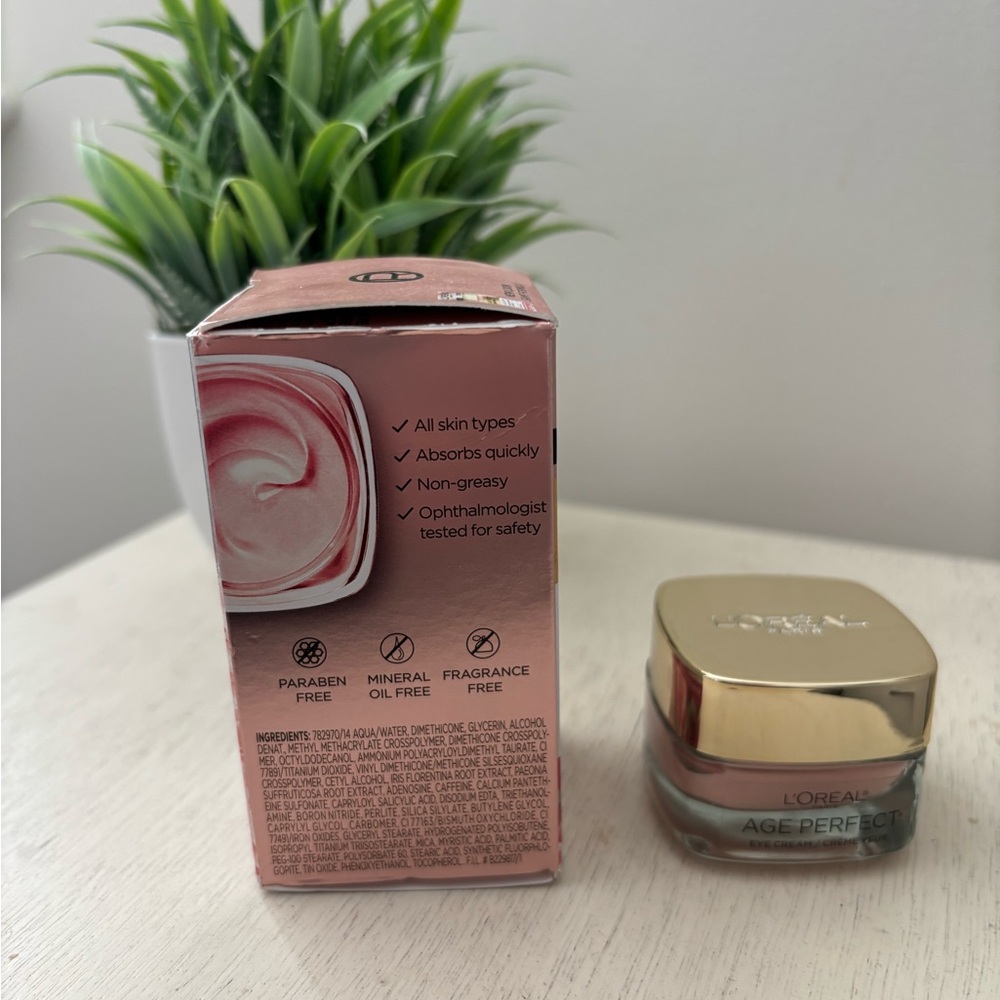 NEW L’Oréal Age Perfect Rosy Tone Eye Cream Brightener 0.5 oz | Anti-Aging - Picture 14 of 16